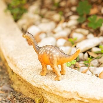 [デバリエ] ブロントサウルス 恐竜 置物 ガーデニング リアル インテリア ダイナソー オーナメント 防水 レジン製 (ブロントサウルスys)  ch157-s